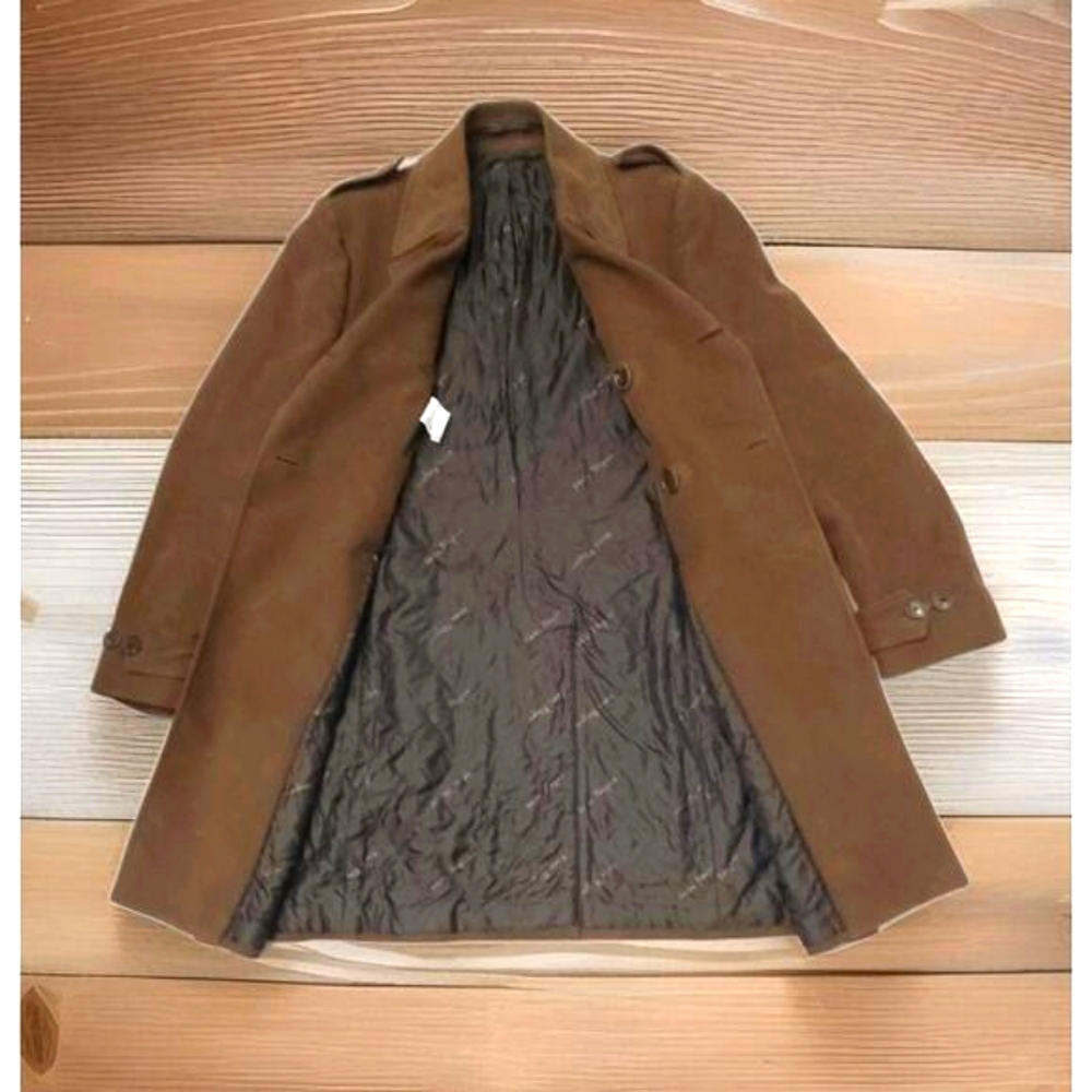 Salvatore Ferragamo Men's Trench Coat size 50 - Picture 3 of 9